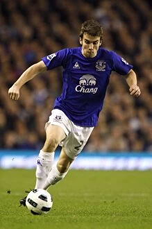 Images Dated 19th March 2011: Seamus Coleman in Action: Everton vs. Fulham, Barclays Premier League (19 March 2011)