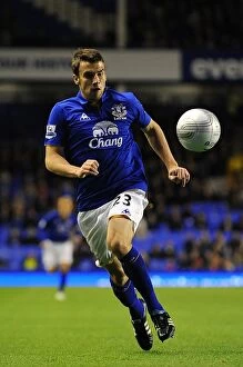 Images Dated 21st September 2011: Seamus Coleman in Action: Everton vs. West Bromich Albion, Carling Cup Round 3 (2011)