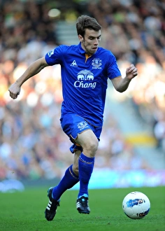 Framed Print : Seamus Coleman in Action: Everton vs. Fulham, Premier League (2011) - Craven Cottage Framed Print : Seamus Coleman in Action: Everton vs. Fulham, Premier League (2011) - Craven Cottage