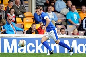 Images Dated 21st July 2012: Seamus Coleman in Action: Everton's Star Defender at Fir Park Stadium