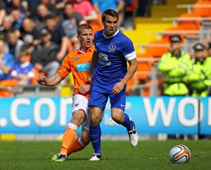 Keith Southern Testimonial - Blackpool V Everton - Bloomfield Road Prints: Seamus Coleman Honors Keith Southern at Blackpool vs