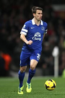 Images Dated 4th December 2013: Seamus Coleman Scores Upset Win for Everton at Old Trafford: Manchester United 0-1 Everton
