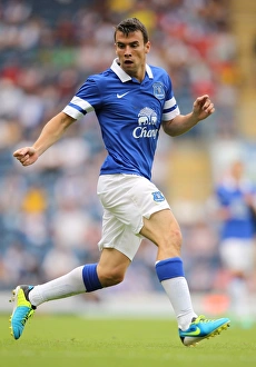 Pre-Season Friendly Prints: Seamus Coleman Scores the Winning Goal: Everton's 3-1 Pre-Season Triumph over Blackburn Rovers (2013)