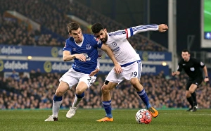 Seamus Coleman vs Diego Costa: Everton vs Chelsea - Emirates FA Cup Quarterfinal Clash at Goodison Park