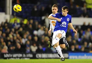10 November 2010 Everton V Bolton Wanderers Prints: Seamus Coleman vs Ivan Klasnic: A Battle at Goodison Park