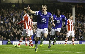 Everton 4 V Stoke City 0 : Goodison Park : 30-11-2013 Prints: Seamus Coleman's Brace: Everton's 4-0 Thrashing of Stoke City at Goodison Park