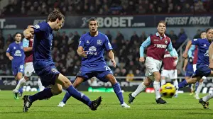 Framed Print : Seamus Coleman's Equalizer: Everton at West Ham United, Barclays Premier League (26 December 2010) Framed Print : Seamus Coleman's Equalizer: Everton at West Ham United, Barclays Premier League (26 December 2010)