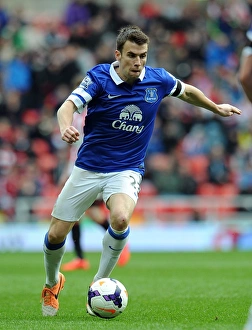 Sunderland 0 V Everton 1 : Stadium Of Light : 12-04-2014 Prints: Seamus Coleman's Game-Winning Goal: Everton's Victory at Sunderland's Stadium of Light (BPL)