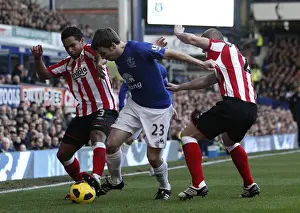 Seamus Coleman's Intense Battle: Everton vs Sunderland, Premier League (2011)
