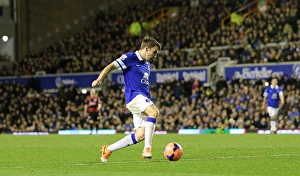 FA Cup Prints: Seamus Coleman's Stunner: Everton's Dominant 4-0 FA Cup Victory over Queens Park Rangers (January 4)