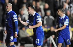 Swansea City 1 v Everton 2 : Liberty Stadium : 22-12-2013 Collection: Seamus Coleman's Stunner: Everton's Opening Goal in Victory Over Swansea City (December 22, 2013)