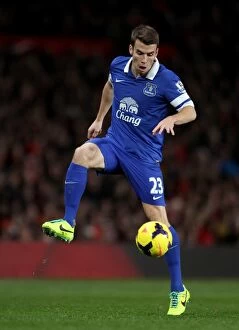 Images Dated 4th December 2013: Seamus Coleman's Stunner: Everton's Shocking 1-0 Win at Old Trafford Against Manchester United
