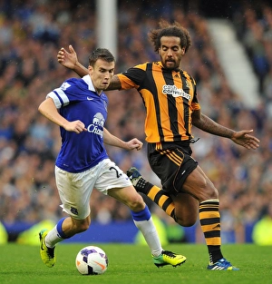 Framed Print : Seamus Coleman's Triumph: Everton's Win Against Hull City (19-10-2013) Framed Print : Seamus Coleman's Triumph: Everton's Win Against Hull City (19-10-2013)