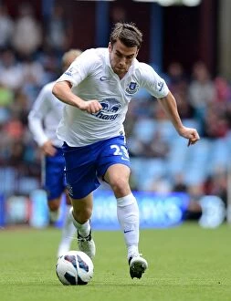 Images Dated 25th August 2012: Seamus Coleman's Unforgettable Performance: Everton's 3-1 Victory over Aston Villa (2012)