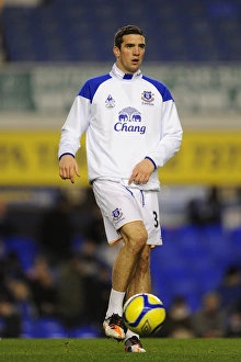 FA Cup - Round 4 - Everton V Fulham - 27 January 2012 Prints: Shane Duffy in FA Cup Action: Everton vs. Fulham at Goodison Park (January 27, 2012)