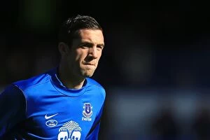 Images Dated 29th September 2012: Shane Duffy's Thrilling Goal: Everton's 3-1 Victory Over Southampton at Goodison Park