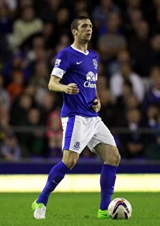 Images Dated 29th August 2012: Shane Duffy's Unforgettable Night: Everton's 5-0 Domination Over Leyton Orient in Capital One Cup