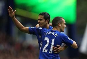 Leon Osman Collection: Soccer - Barclays Premier League - Everton v Liverpool - Goodison Park