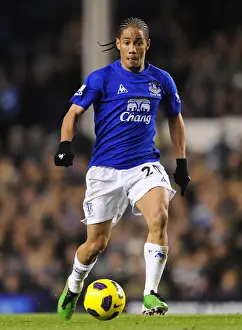 Steven Pienaar Prints: Soccer - Barclays Premier League - Everton v Bolton Wanderers - Goodison Park
