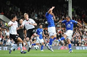 Images Dated 25th September 2010: Soccer - Barclays Premier League - Fulham v Everton - Craven Cottage