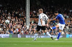 Mikel Arteta Collection: Soccer - Barclays Premier League - Fulham v Everton - Craven Cottage