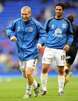 Tony Hibbert Gallery: Soccer - Carling Cup - Second Round - Everton v Huddersfield Town - Goodison Park