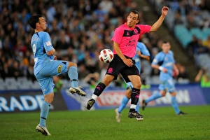 Leon Osman Collection: Soccer - Pre Season Friendly - Sydney FC v Everton - ANZ Stadium