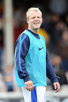 Season 2012-13 Prints: Steven Naismith Leads Everton in Pre-Season Friendly at Fir Park Stadium
