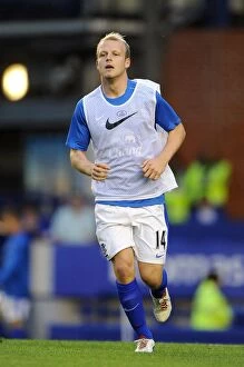 Images Dated 29th August 2012: Steven Naismith's Brace Powers Everton to 5-0 Capital One Cup Victory Over Leyton Orient