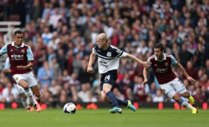 Season 2013-14 Prints: Steven Naismith's Brilliant Performance: Everton's Thrilling 3-2 Victory Over West Ham United (BPL)