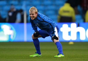 Manchester City 1 V Everton 1 : Etihad Stadium : 01-12-2012 Prints: Steven Naismith's Dramatic Equalizer: Manchester City 1-1 Everton (Barclays Premier League)