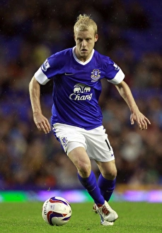 Capital One Cup Prints: Steven Naismith's Hat-trick Leads Everton to 5-0 Capital One Cup Victory over Leyton Orient (29-08-2012)