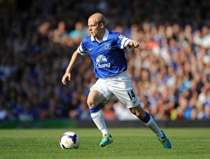 Steven Naismith's Stalemate: Everton vs West Bromwich Albion, Barclays Premier League, Goodison Park (24-08-2013)