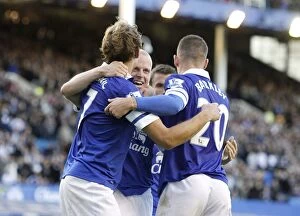 Images Dated 14th September 2013: Steven Naismith's Stunner: Everton's 1-0 Victory Over Chelsea (September 14, 2013 - Goodison Park)