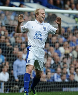Chelsea 2 V Everton 1 : Stamford Bridge : 19-05-2013 Prints: Steven Naismith's Stunner: Everton's Historic First Goal vs