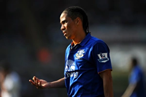 Steven Pienaar in Action: Everton vs Swansea City, Barclays Premier League (24 March 2012)