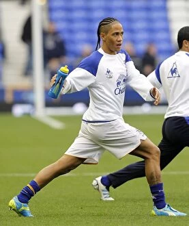 Images Dated 31st March 2012: Steven Pienaar in Action: Everton vs West Bromwich Albion, Barclays Premier League