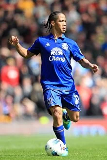 Images Dated 22nd April 2012: Steven Pienaar at Old Trafford: Everton vs Manchester United