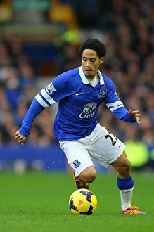 Everton 4 V Stoke City 0 : Goodison Park : 30-11-2013 Prints: Steven Pienaar Scores in Everton's 4-0 Domination of Stoke City (November 2013)