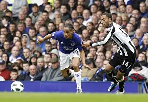 Steven Pienaar vs. James Perch: A Battle at Goodison Park, Everton vs. Newcastle United, Barclays Premier League
