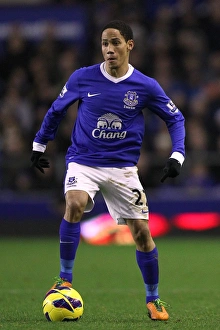 Everton 2 V Tottenham Hotspur 1 : Goodison Park : 09-12-2012 Prints: Steven Pienaar's Brilliant Goal: Everton's Game-Winning Moment Against Tottenham Hotspur (December 9)
