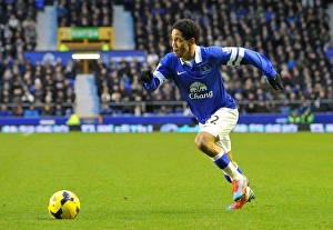 Everton 2 V Aston Villa 1 : Goodison Park : 01-02-2014 Prints: Steven Pienaar's Brilliant Goal: Everton's Victory Over Aston Villa (01-02-2014)