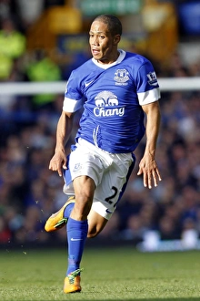 Everton 3 V Southampton 1 : Goodison Park : 29-09-2012 Prints: Steven Pienaar's Brilliant Performance: Everton's Triumph over Southampton (3-1)