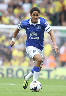Norwich City 2 V Everton 2 : Carrow Road : 17-08-2013 Prints: Steven Pienaar's Brilliant Performance: Norwich City vs