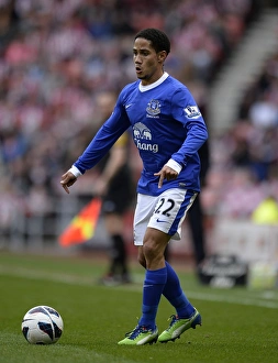 Sunderland 1 V Everton 0 : Stadium Of Light : 20-04-2013 Prints: Steven Pienaar's Game-Winning Goal: Everton's Premier League Victory at Sunderland (April 20)