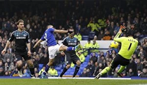11 February 2012, Everton v Chelsea Collection: Steven Pienaar's Opener: Everton's Thrilling 1-0 Victory over Chelsea (11 February 2012)