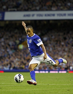 Everton 1 V Manchester United 0 : Goodison Park: 20-08-2012 Prints: Steven Pienaar's Stunning Goal: Everton's 1-0 Victory Over Manchester United at Goodison Park (2012)