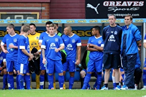 Season 2012-13 Prints: Stubbs and Weir Oversee Everton Reserves vs Partick Thistle at Firhill Stadium