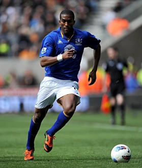 06 May 2012 V Wolverhampton Wanderers, Molineux Stadium Prints: Sylvain Distin in Action: Everton vs