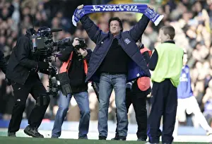 Sylvester Stallone's Surprise Visit: Everton Football Club vs. Reading, FA Barclays Premiership, Goodison Park (14/01/07)
